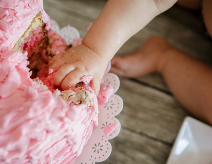 Smash the cake de Liléa 1 an au home-studio (Essonne)